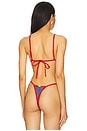 view 3 of 5 x REVOLVE Lumi Bikini Top in Denim & Red
