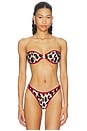 view 1 of 4 HAUT DE MAILLOT DE BAIN FORME BANDEAU TALLARA in Vixen