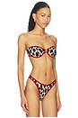 view 2 of 4 HAUT DE MAILLOT DE BAIN FORME BANDEAU TALLARA in Vixen
