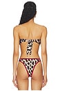 view 3 of 4 HAUT DE MAILLOT DE BAIN FORME BANDEAU TALLARA in Vixen