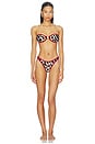 view 4 of 4 HAUT DE MAILLOT DE BAIN FORME BANDEAU TALLARA in Vixen
