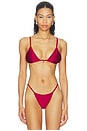 view 1 of 4 TOP BIKINI TRIANGULAR LUMI in Vino