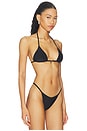 view 2 of 4 TOP BIKINI TRIANGULAR HONEY in Nero