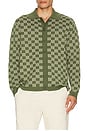 view 4 of 5 Criss Cross Cardigan in Green & Stone