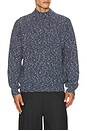 view 1 of 4 Bayer Ribbed Roll Neck Sweater in Blue