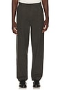 view 1 of 5 Double Pleated Trouser in Dark Grey