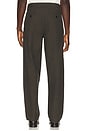 view 4 of 5 Double Pleated Trouser in Dark Grey