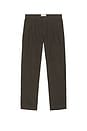 view 6 of 5 Double Pleated Trouser in Dark Grey