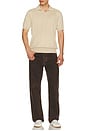 view 3 of 4 Jacobs Knitted Polo in Sand