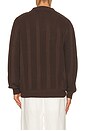 view 2 of 4 Clifford Knitted Polo in Brown