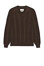 view 5 of 4 Clifford Knitted Polo in Brown