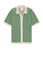 view 1 of 4 Velzy Shirt in Peyote Sand Helio Stripe