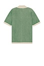 view 2 of 4 Velzy Shirt in Peyote Sand Helio Stripe