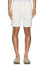 view 3 of 3 Essential Drawstring Short in Solar White