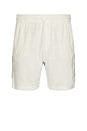 view 1 of 5 Cabana Towel Terry Sweatshort in Vintage White