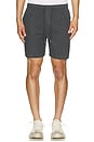 view 3 of 4 Essential Drawstring Short in Graphite Tide