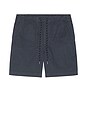 view 4 of 4 Essential Drawstring Short in Blue Nights