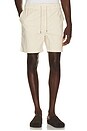 view 1 of 4 Essential Drawstring Short in Stone