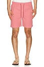 view 1 of 4 Essential Drawstring Short in Antique Berry