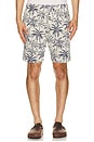 view 1 of 5 SHORTS DEPORTIVOS in Ivory Tropic Trees