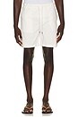 view 1 of 4 Essential Drawstring Short in Boneyard White