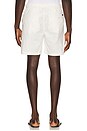 view 2 of 4 Essential Drawstring Short in Boneyard White