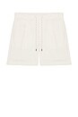 view 4 of 4 Essential Drawstring Short in Boneyard White