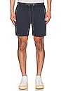 view 3 of 3 Essential Drawstring Short in Washed Navy