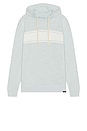 view 1 of 3 Sunwashed Slub Hoodie in Sky Surf Stripe