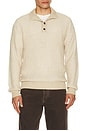 view 1 of 4 Quarter Button Sweater in Alpine Khaki