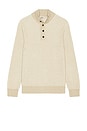 view 4 of 4 Quarter Button Sweater in Alpine Khaki