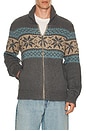 view 1 of 4 Surf To Snow Zip Cardigan in Iron Coast