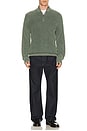 view 3 of 4 Sunwashed Quarter Zip Sweater in Mountain Olive