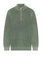 view 4 of 4 Sunwashed Quarter Zip Sweater in Mountain Olive