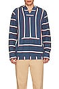 view 3 of 3 Biarritz Hoodie in Horizon Summer Stripe