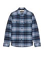 view 1 of 4 High Pile Fleece Lined Wool Shirt in Mountain Mist Plaid