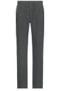 view 1 of 5 Linen Drawstring Pants in Washed Black