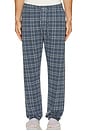 view 1 of 5 PANTALON DE PYJAMA LEGEND in Sky Lake Plaid