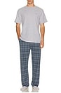 view 4 of 5 PANTALON DE PYJAMA LEGEND in Sky Lake Plaid