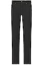 view 3 of 4 Stretch Terry 5 Pocket Pants in Onyx Black