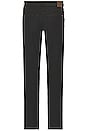 view 4 of 4 Stretch Terry 5 Pocket Pants in Onyx Black