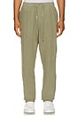 view 1 of 4 Linen Drawstring Pant in Canyon Olive