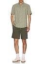 view 5 of 5 Short Sleeve Breeze Shirt in Sundried Sage Emblem