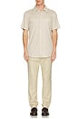 view 4 of 4 Short Sleeve Hermosa Shirt in Island Sand Fishscale