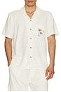 view 3 of 4 Cabana Towel Terry Shirt in South Sand Beach