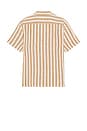 view 2 of 5 Palma Linen Camp Shirt in Sienna Valley Stripe