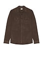 view 4 of 4 Legend Sweater Shirt in Valley Brown Twill