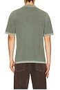 view 2 of 4 Short Sleeve Sunwashed Knitted Shirt in Mountain Olive