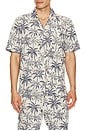 view 1 of 5 CHEMISE in Ivory Tropic Trees