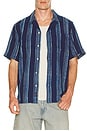 view 1 of 4 CHEMISE in Northern Blue Indigo Stripe